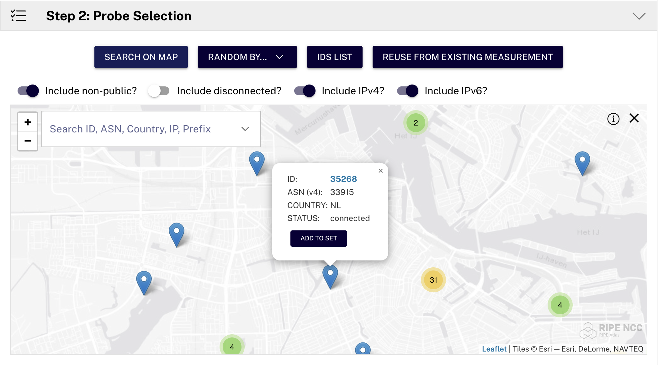 Search on Map